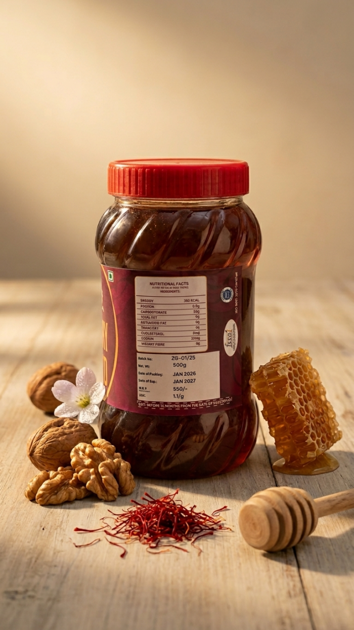 GULKAND (500 Gms) Premium Rose Gulkand | Sun Cooked Rose Petals - Image 4