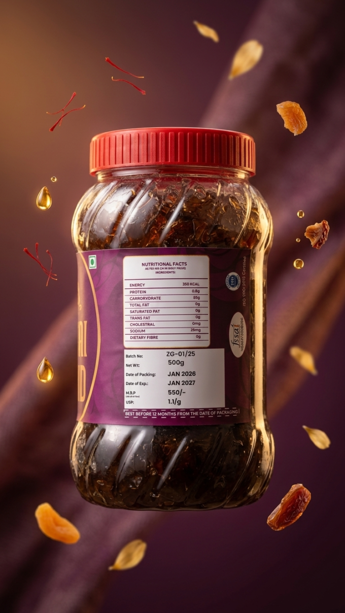 GULKAND (500 Gms) Premium Rose Gulkand | Sun Cooked Rose Petals - Image 2