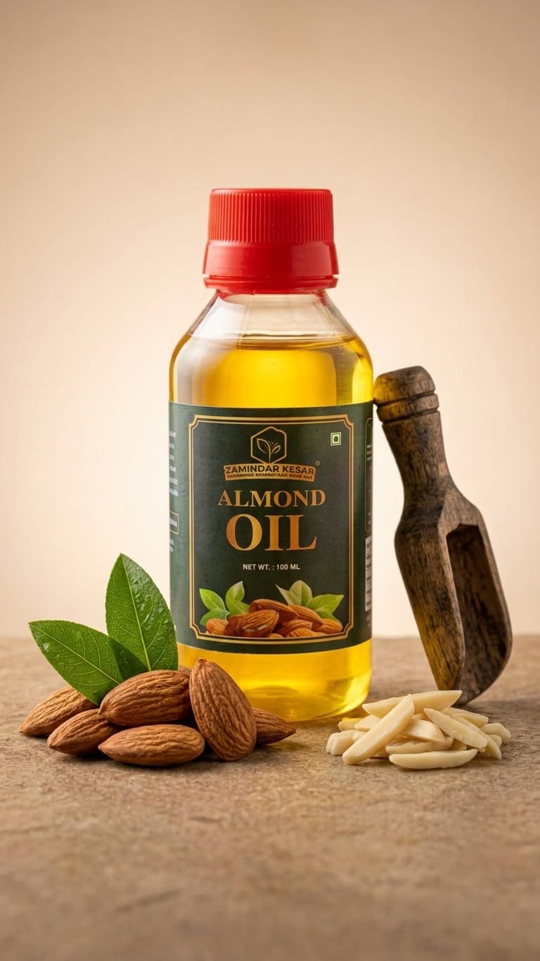 BADAM OIL (100ml) Cold Pressed Rogan Badam oil - Image 4